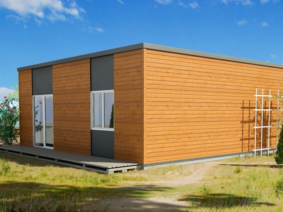 Timber frame home plan - Modern 98